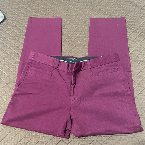 Banana republic pants purple/magenta casual business - Picture 1 of 4